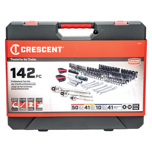 Crescent Mechanic Tool Set 142Pc CTK142